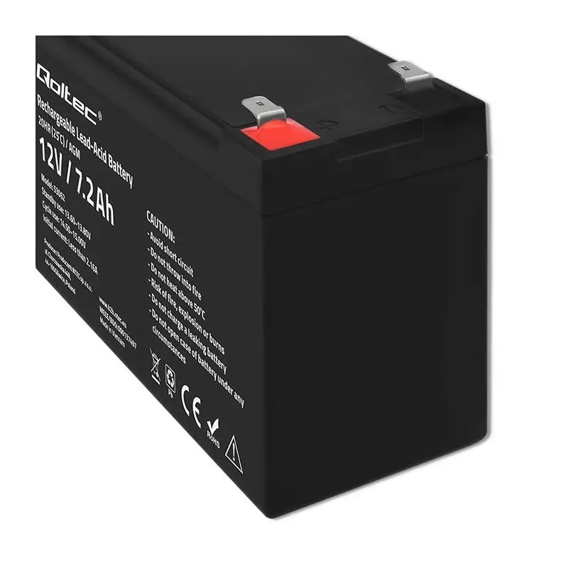 Akumulator AGM Qoltec 12V | 7.2Ah