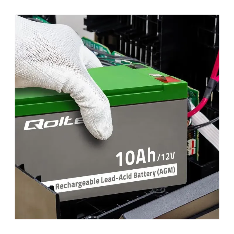Akumulator AGM Qoltec 12V | 10Ah | Bezobsługowy | do UPS