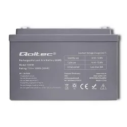 Akumulator AGM Qoltec 12V | 100Ah