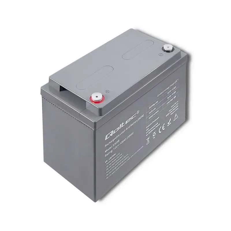 Akumulator AGM Qoltec 12V | 100Ah
