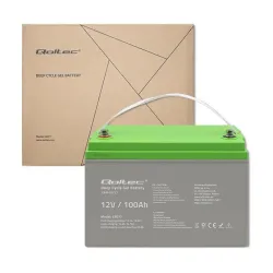 Akumulator żelowy Qoltec Deep Cycle | 12V | 100Ah | 30,5k