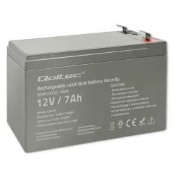 Akumulator AGM Qoltec 12V | 7Ah | Security