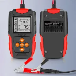 Tester cyfrowy Qoltec akumulatora z wyświetlaczem LCD | 12V | 24V |