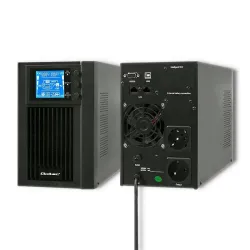 Zasilacz awaryjny UPS Qoltec | On-line | Pure Sine Wave | 1kVA | 800W | LCD