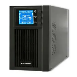 Zasilacz awaryjny UPS Qoltec | On-line | Pure Sine Wave | 1kVA | 800W | LCD