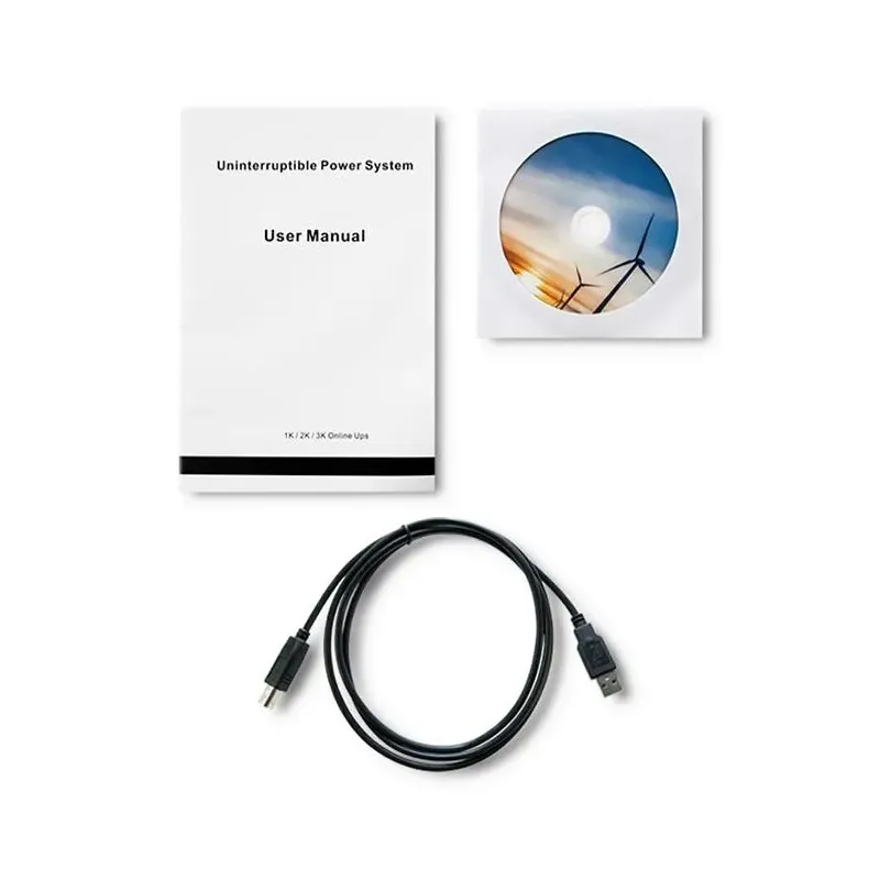 Zasilacz awaryjny UPS Qoltec | On-line | Pure Sine Wave | 1kVA | 800W | LCD