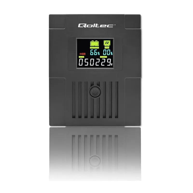 Zasilacz awaryjny UPS Qoltec Monolith | 1500VA | 900W | LCD | USB