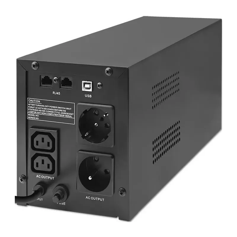 Zasilacz awaryjny UPS Qoltec Monolith | 2000VA | 1200W | LCD | USB