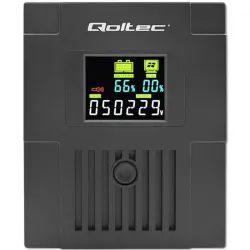 Zasilacz awaryjny UPS Qoltec Monolith | 2000VA | 1200W | LCD | USB