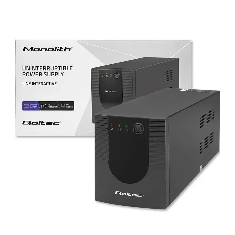 Zasilacz awaryjny UPS Qoltec Monolith | 1200VA | 720W