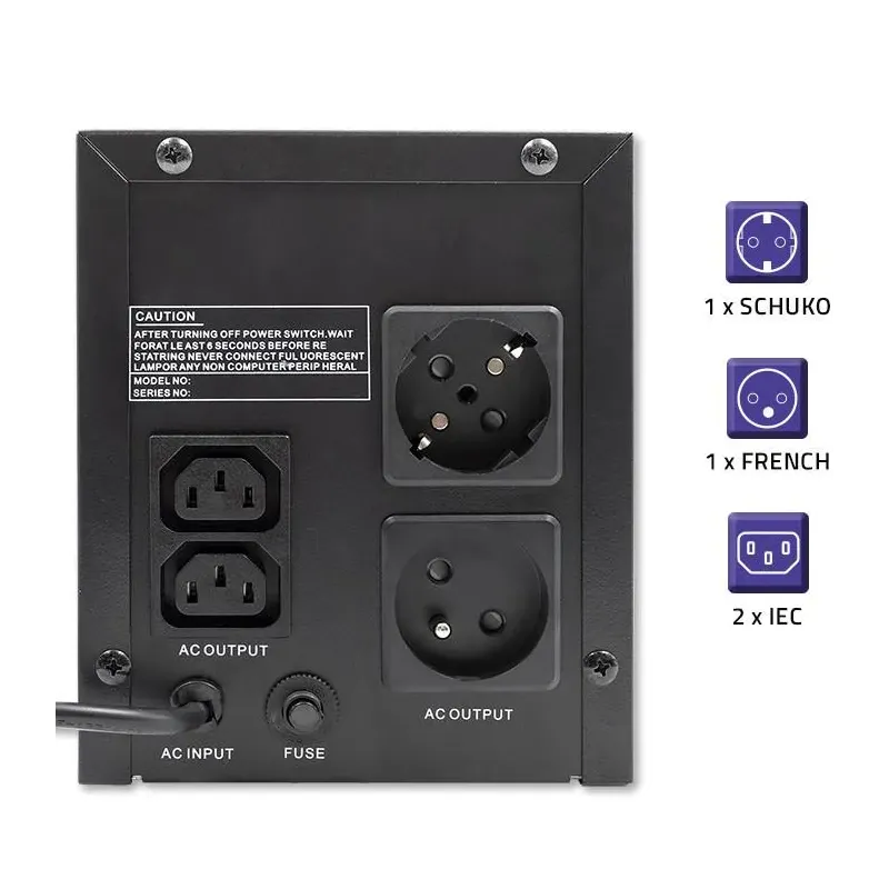 Zasilacz awaryjny UPS Qoltec Monolith | 1200VA | 720W