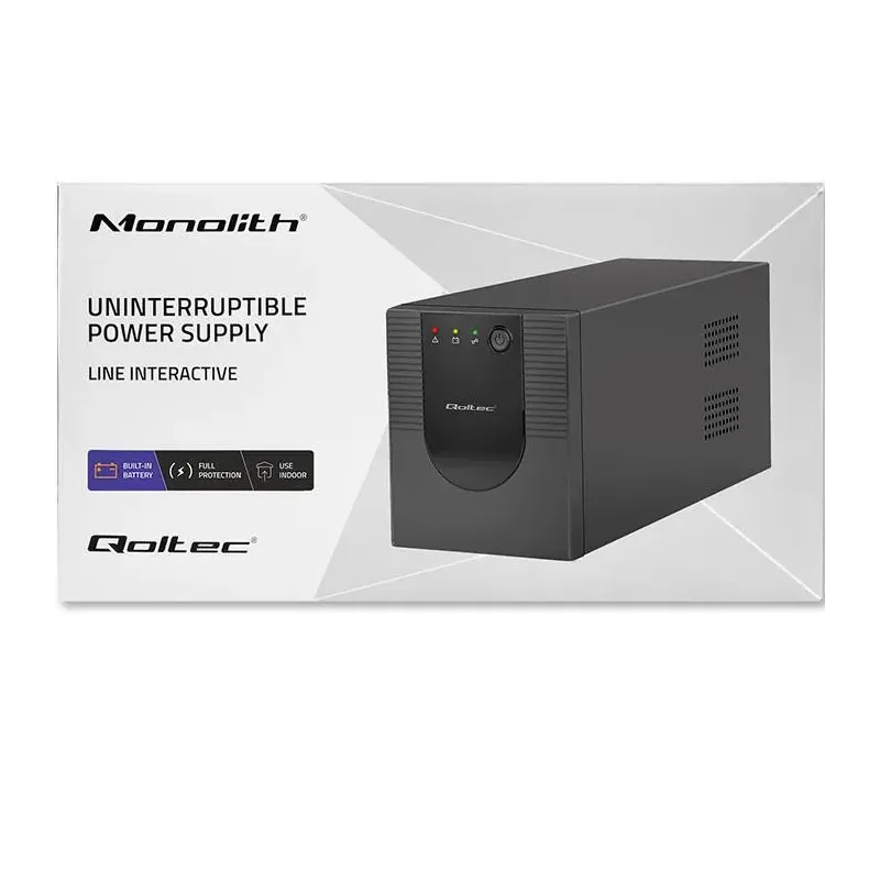 Zasilacz awaryjny UPS Qoltec Monolith | 1200VA | 720W