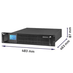 Zasilacz awaryjny UPS Qoltec RACK | 1kVA | 800W | LCD