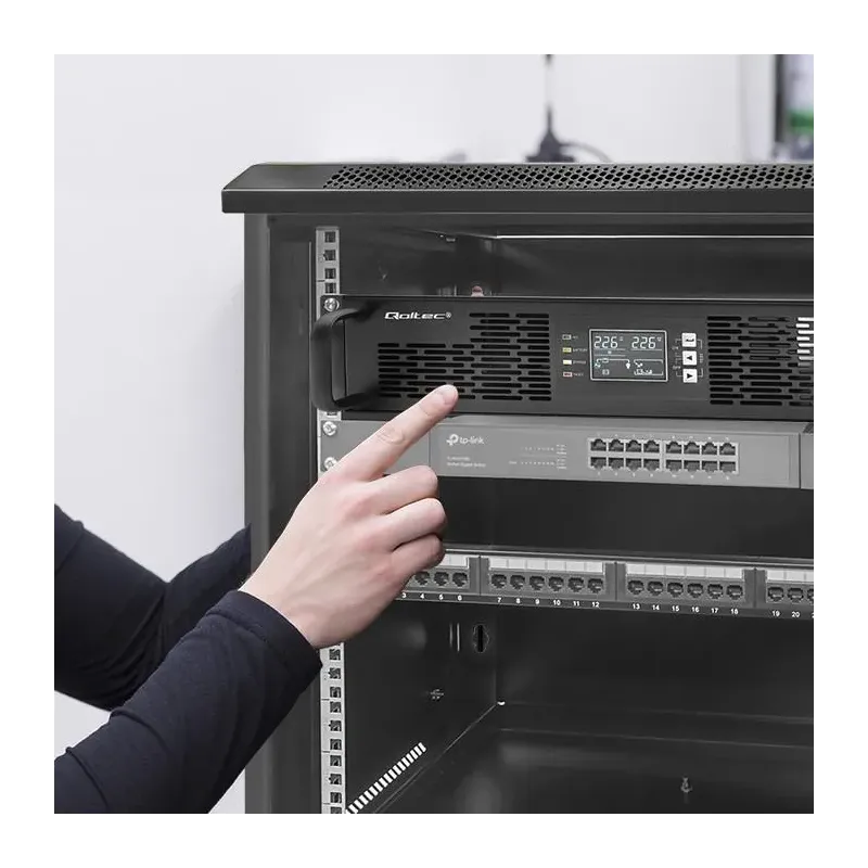 Zasilacz awaryjny UPS Qoltec do RACK | 2kVA | 2000W | Power Factor 1.0 |