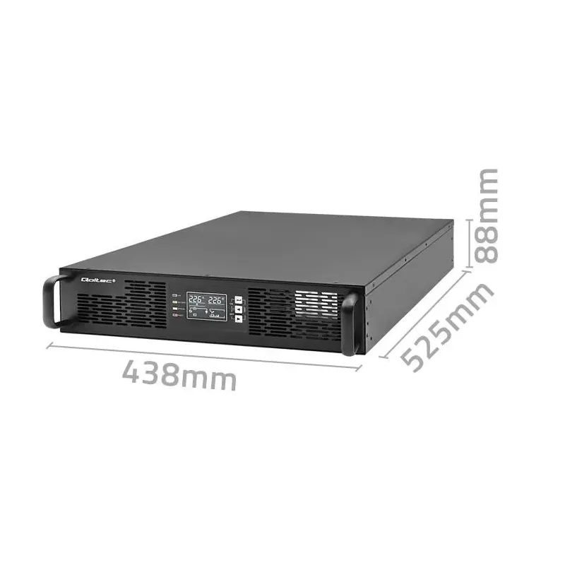 Zasilacz awaryjny UPS Qoltec do RACK | 2kVA | 2000W | Power Factor 1.0 |