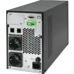 Zasilacz awaryjny UPS Qoltec 1kVA | 1000W | Power Factor 1.0 | LCD | EPO |