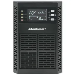 Zasilacz awaryjny UPS Qoltec 1kVA | 1000W | Power Factor 1.0 | LCD | EPO |