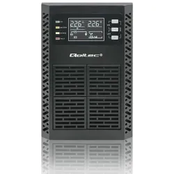 Zasilacz awaryjny UPS Qoltec 2kVA | 2000W | Power Factor 1.0 | LCD | EPO |