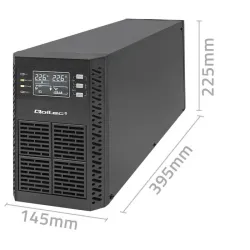 Zasilacz awaryjny UPS Qoltec 2kVA | 2000W | Power Factor 1.0 | LCD | EPO |