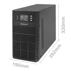 Zasilacz awaryjny UPS Qoltec 3kVA | 3000W | Power Factor 1.0 | LCD | EPO |