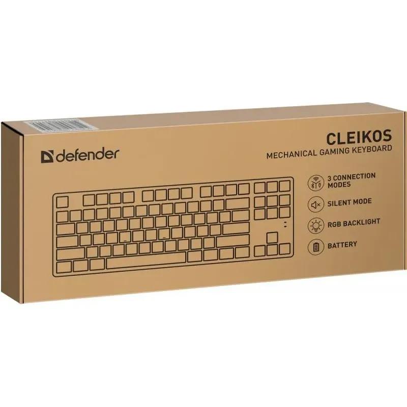 Klawiatura bezprzewodowa Defender CLEIKOS GK-135 mechaniczna bluetooth +