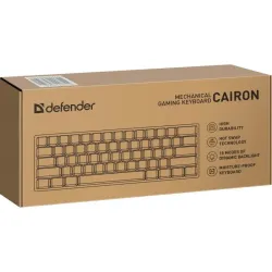 Klawiatura przewodowa Defender CAIRON GK-081 MECHANICZNA podświetlana