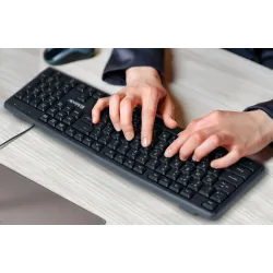 Klawiatura przewodowa Defender ELEMENT HB-520 USB czarna