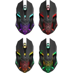 Mysz bezprzewodowa Defender TRIGGER GM-934 optyczna 3200dpi czarna LED