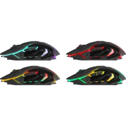 Mysz bezprzewodowa Defender TRIGGER GM-934 optyczna 3200dpi czarna LED