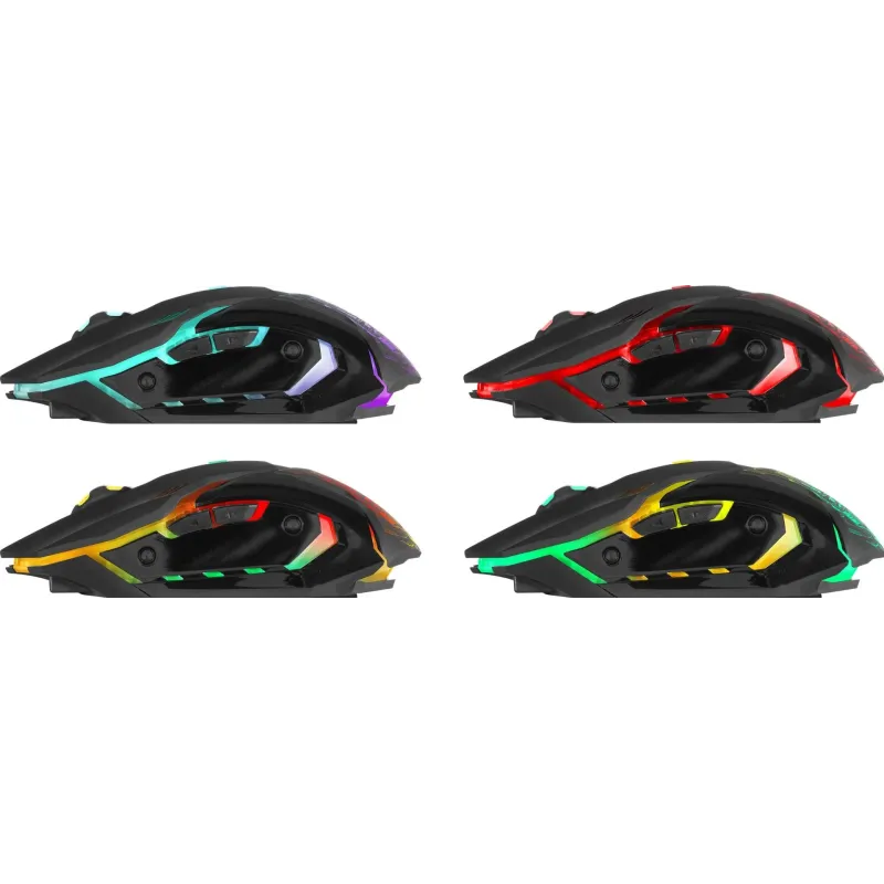 Mysz bezprzewodowa Defender TRIGGER GM-934 optyczna 3200dpi czarna LED
