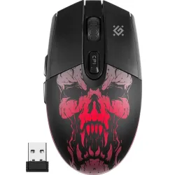 Mysz bezprzewodowa Defender BETA GM-707L optyczna 1600dpi czarna LED