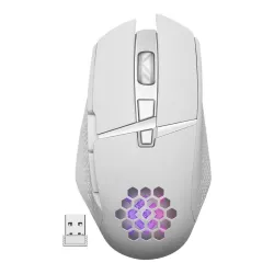 Mysz bezprzewodowa Defender GLORY GM-514 optyczna 3200dpi biała RGB