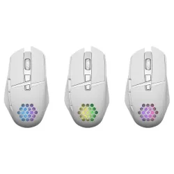 Mysz bezprzewodowa Defender GLORY GM-514 optyczna 3200dpi biała RGB