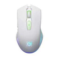 Mysz bezprzewodowa Defender PANDORA GM-502 optyczna 3200dpi biała RGB
