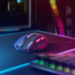 Mysz bezprzewodowa Defender KNIGHT GM-885 optyczna 3200dpi czarna RGB