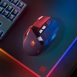 Mysz bezprzewodowa Defender KNIGHT GM-885 optyczna 3200dpi czarna RGB
