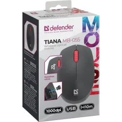 Mysz bezprzewodowa Defender TIANA MB-055 optyczna bezklikowa silent 1000dpi