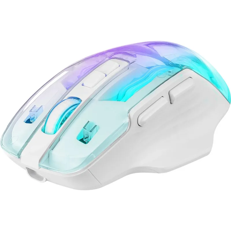 Mysz bezprzewodowa Defender ASTRO ELITE GM-056 optyczna 3200dpi biała RGB