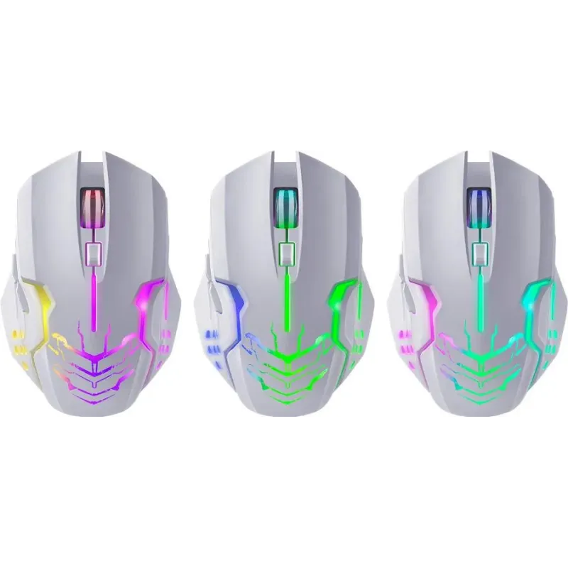 Mysz bezprzewodowa Defender KATANA GM-511 optyczna 3200dpi biała RGB