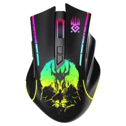 Mysz bezprzewodowa Defender KRONOS GM-695 optyczna 1600dpi czarna RGB
