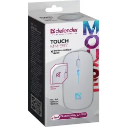 Mysz bezprzewodowa Defender TOUCH MM-997 optyczna 1600dpi 2.4 GHz +