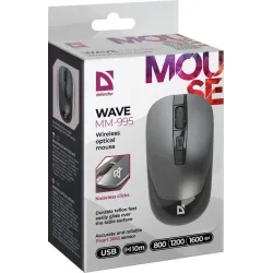 Mysz bezprzewodowa Defender WAVE MM-995 optyczna bezklikowa silent 1600dpi