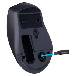 Mysz bezprzewodowa Defender EFFECT X MS-095 optyczna bezklikowa silent