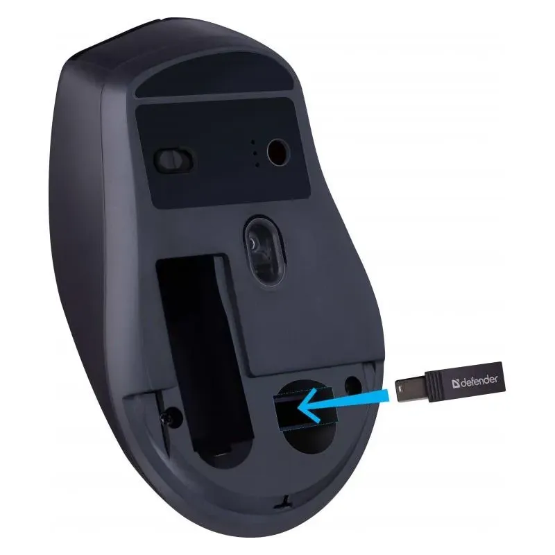 Mysz bezprzewodowa Defender EFFECT X MS-095 optyczna bezklikowa silent