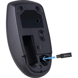Mysz bezprzewodowa Defender MODERN MB-985 optyczna bezklikowa silent