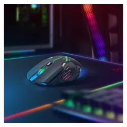 Mysz bezprzewodowa Defender KATANA GM-511 optyczna 3200dpi czarna RGB