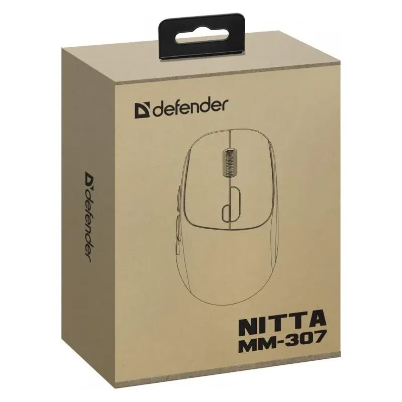 Mysz bezprzewodowa Defender NITTA MM-307 optyczna 1600dpi 2.4 GHz +