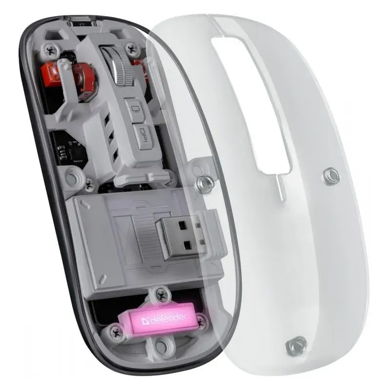 Mysz bezprzewodowa Defender IXES MM-999 optyczna 2400dpi 2.4GHz + Bluetooth