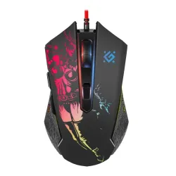 Mysz przewodowa Defender Sin'Sister GM-933 7200dpi 6P + podkładka Gaming +