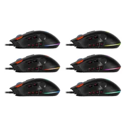 Mysz przewodowa Defender OVERSIDER GM-917 12000dpi 14P Gaming RGB